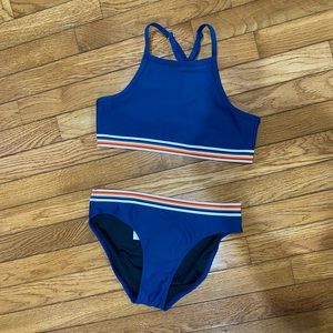 Zellagirl two piece swim NWT